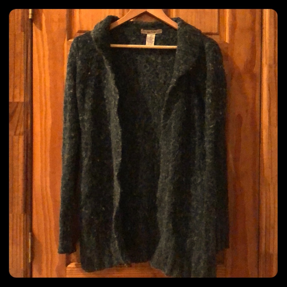 Free People cozy heather grey cardigan